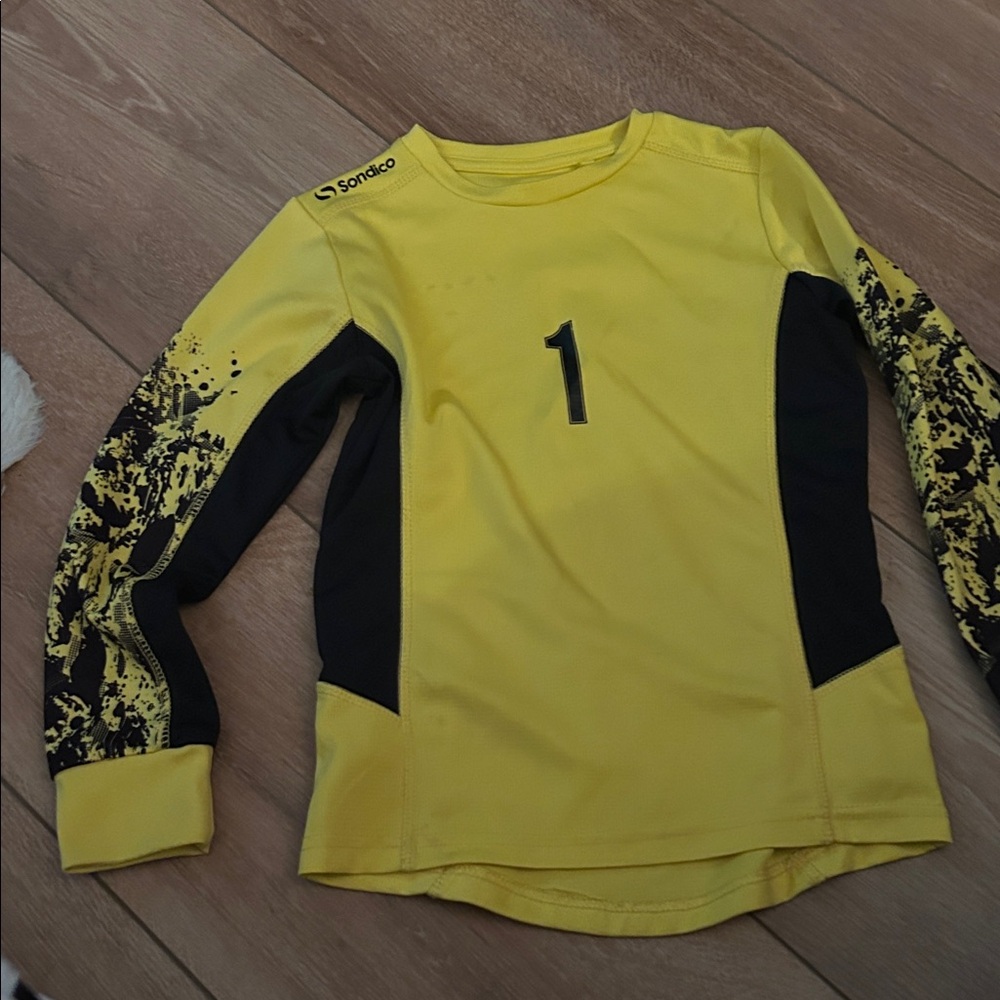 Kids Goalkeeper Jersey - Yellow and Black